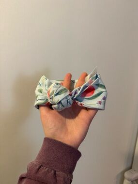 Lou Lou lollipop Light Blue Floral Knot Headband